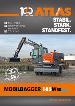 Mobilbagger Atlas 165 W