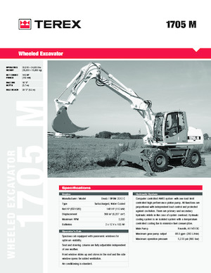 Mobilbagger Terex 1705M