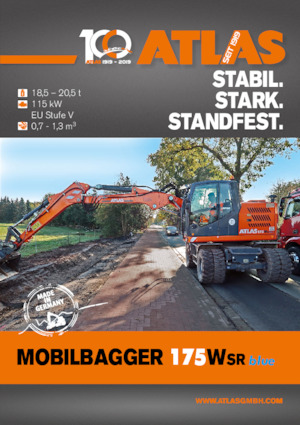 Mobilbagger Atlas 175 W-SR