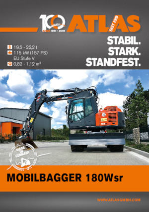 Mobilbagger Atlas 180 W-SR 