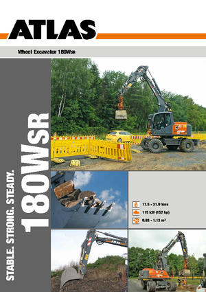Mobilbagger Atlas 180 W-SR