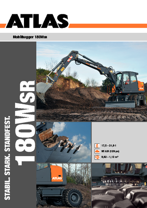 Mobilbagger Atlas 180 W-SR