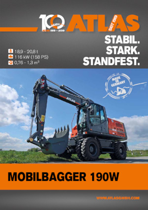Mobilbagger Atlas 190 W