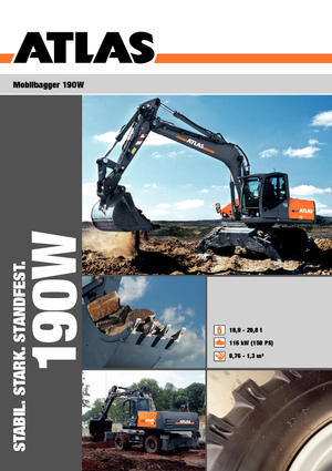 Mobilbagger Atlas 190 W