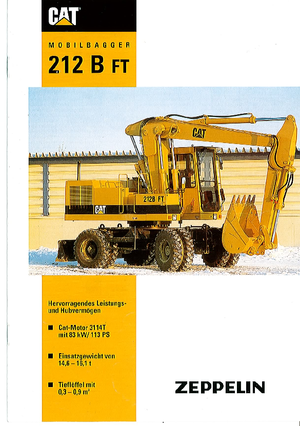 Mobilbagger Caterpillar 212B