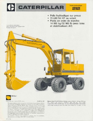 Mobilbagger Caterpillar 212