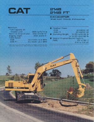 Mobilbagger Caterpillar 214B