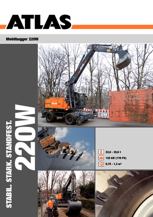 Mobilbagger Atlas 220 W
