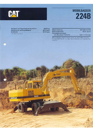 Mobilbagger Caterpillar 224 B
