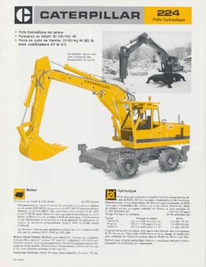 Mobilbagger Caterpillar 224
