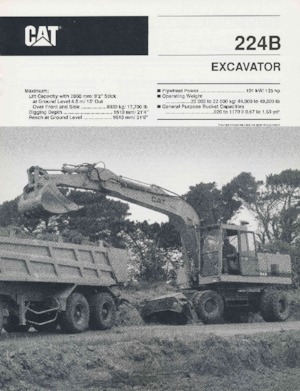 Mobilbagger Caterpillar 224B