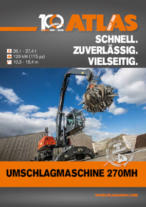 Mobilbagger Atlas 270 MH