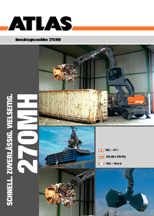 Mobilbagger Atlas 270 MH