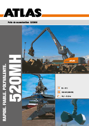 Mobilbagger Atlas 520 MH