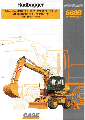 Mobilbagger Case Poclain 688 B P2AL