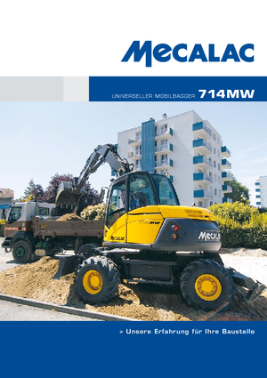 Mobilbagger Mecalac 714 MW e