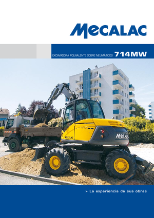 Mobilbagger Mecalac 714 MW e