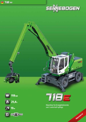 Umschlagmaschinen Sennebogen 718M E