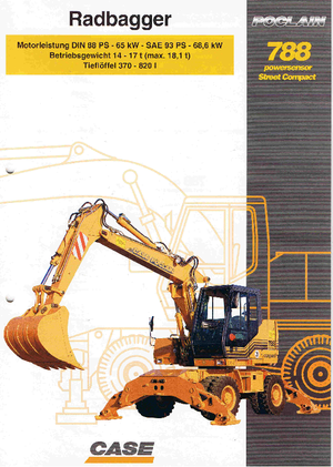 Mobilbagger Case Poclain 788 P2AL