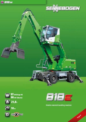 Umschlagmaschinen Sennebogen 818M E