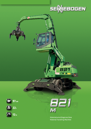 Mobilbagger Sennebogen 821 M