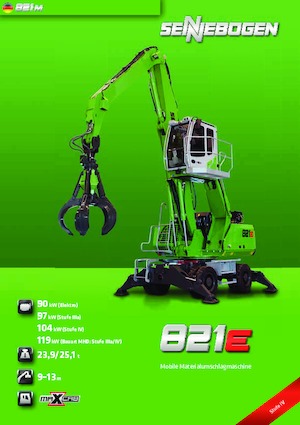 Umschlagmaschinen Sennebogen 821M E