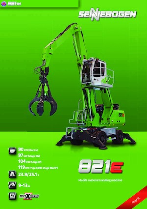 Umschlagmaschinen Sennebogen 821M E