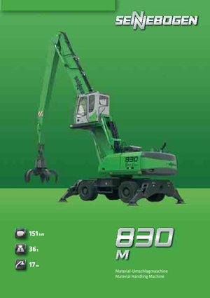 Mobilbagger Sennebogen 830 M