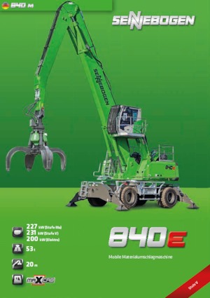 Umschlagmaschinen Sennebogen 840M E 