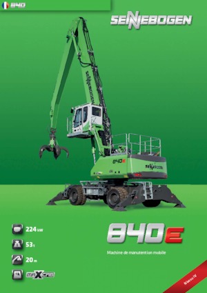 Umschlagmaschinen Sennebogen 840M E 