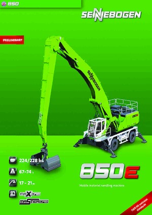 Mobilbagger Sennebogen 850 M