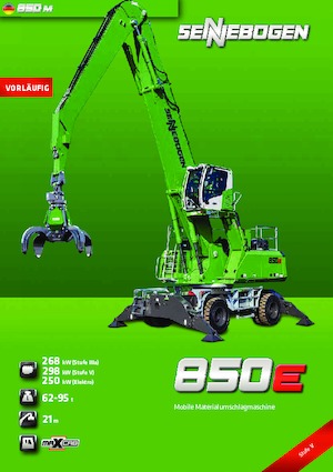 Umschlagmaschinen Sennebogen 850M E 