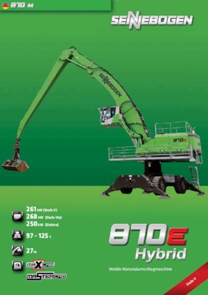 Mobilbagger Sennebogen 870 M