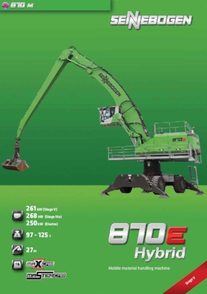 Mobilbagger Sennebogen 870 M