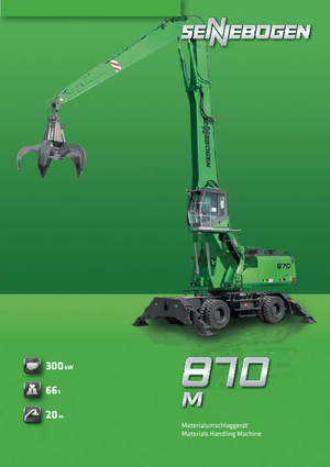 Mobilbagger Sennebogen 870 M