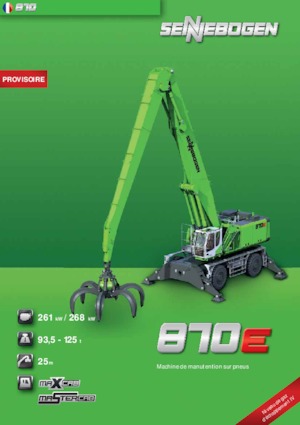 Mobilbagger Sennebogen 870 M