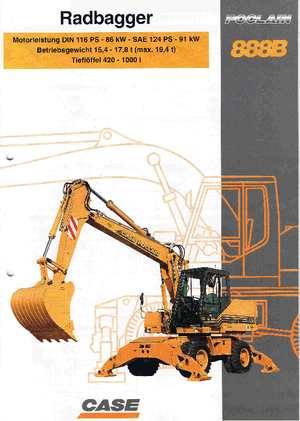 Mobilbagger Case Poclain 888 B P2A