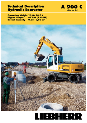 Mobilbagger Liebherr A 900 C Litronic