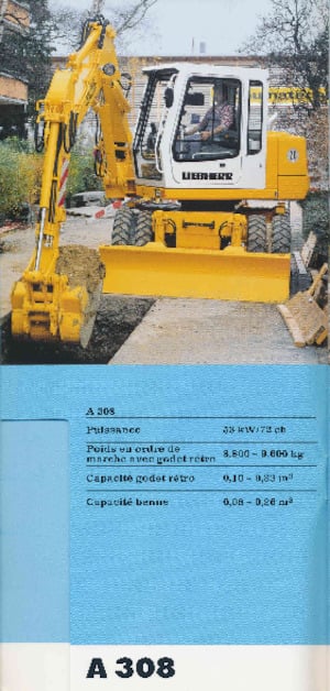Mobilbagger Liebherr A 900