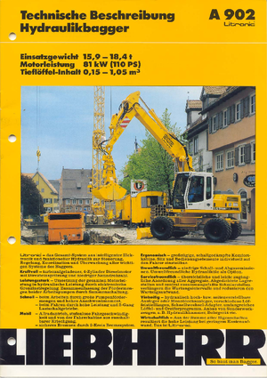 Mobilbagger Liebherr A 902 Litr. 4P