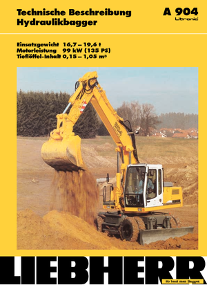 Mobilbagger Liebherr A 904 Litronic