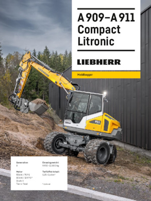 Mobilbagger Liebherr A 911 Compact Litronic 