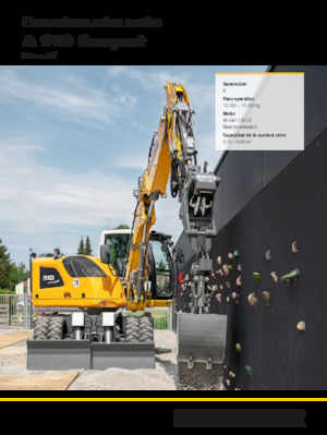 Mobilbagger Liebherr A 910 Compact Litronic