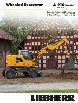 Mobilbagger Liebherr A 910 Compact Litronic