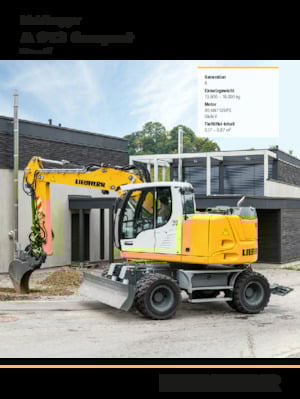 Mobilbagger Liebherr A 913 Compact Litronic G6.0