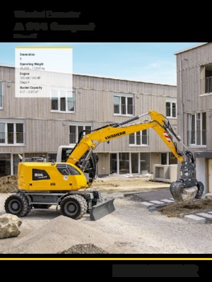 Mobilbagger Liebherr A 914 Compact Litronic G6.0