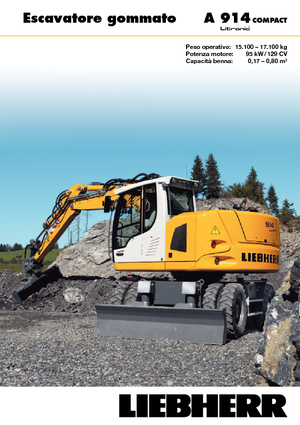 Mobilbagger Liebherr A 914 Compact Litronic