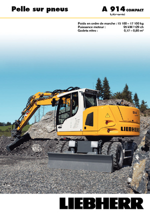 Mobilbagger Liebherr A 914 Compact Litronic