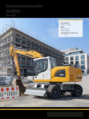 Mobilbagger Liebherr A 914 Litronic G6.0