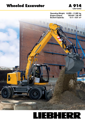 Mobilbagger Liebherr A 914 Litronic